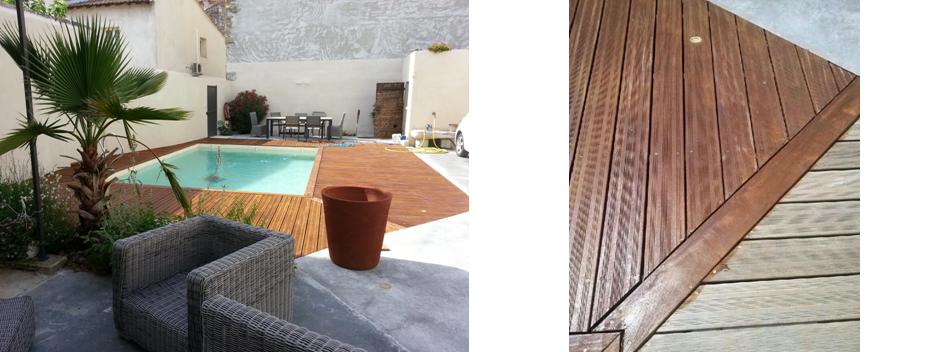 Voici par exemple le résultat obtenu sur le pourtour d’une piscine Voici par exemple le résultat obtenu sur le pourtour d’une piscine