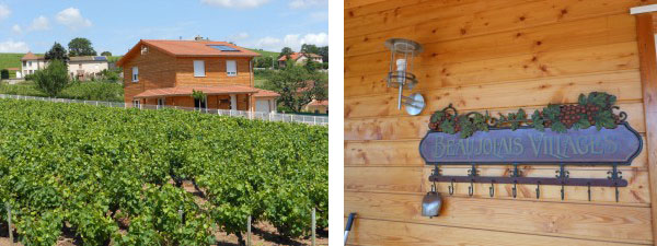 Maison BBC dans le Beaujolais, avec une ossature bois traité avec une huile