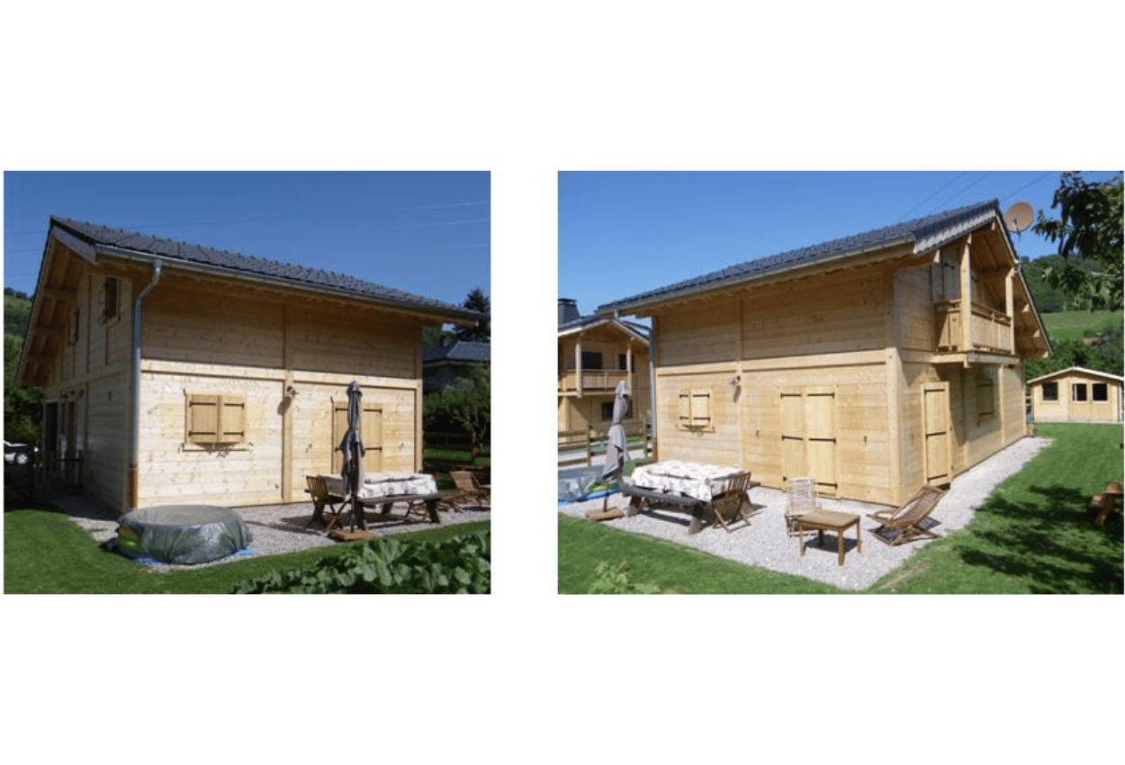 Garder la couleur claire d'un chalet en bois