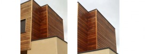 bandeau red cedar dégrisé et huilé