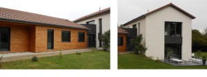 Pour le bardage en Douglas de son atelier, un architecte a choisi un saturateur