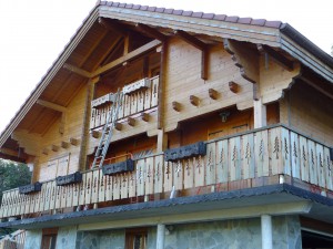 le chalet avant sablage