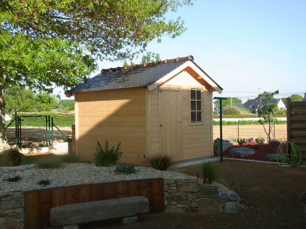 abri de jardin en bois neuf