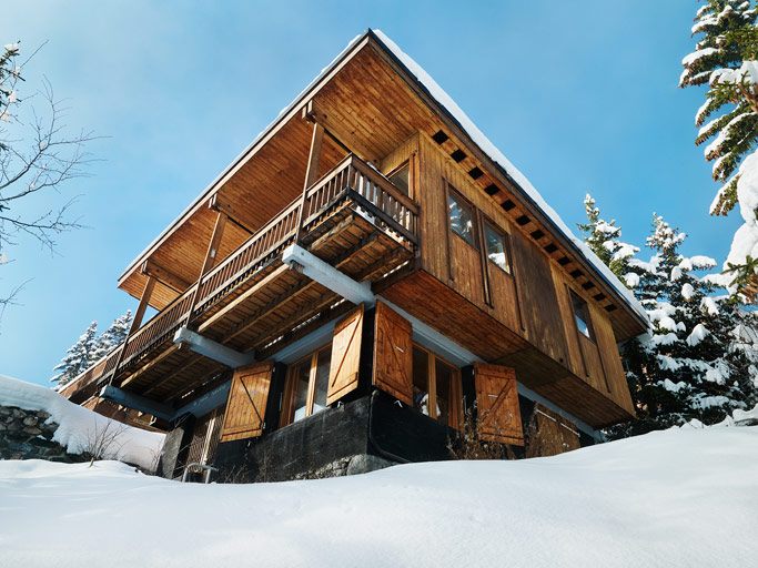 Chalet en bois Le Petit Navire entrenu à l'huile flamande