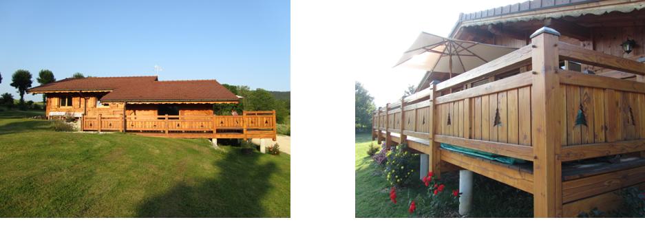 chalet en bois douglas