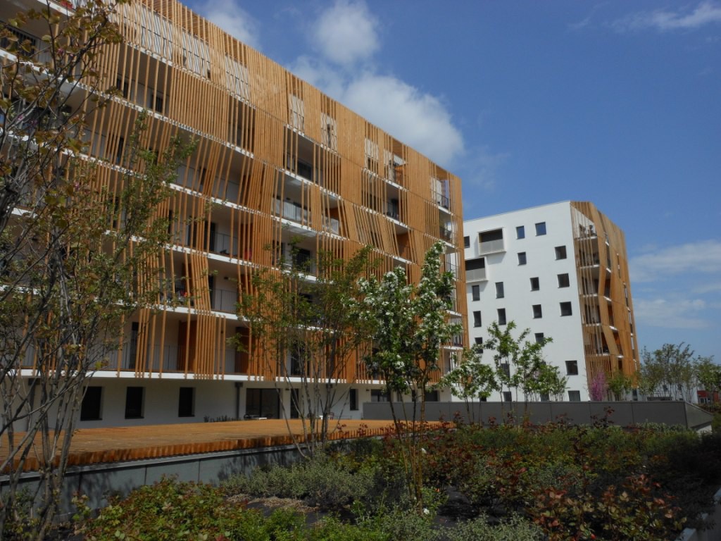 Bardage en bois de Borderouge à Toulouse