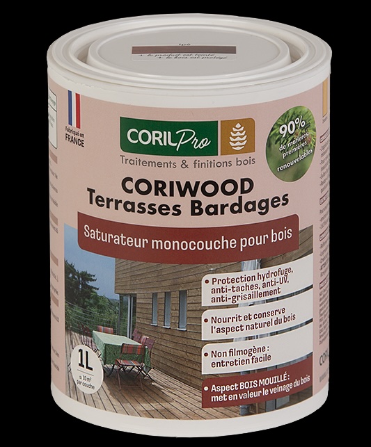 CORIWOOD Terrasses Bardages 1L