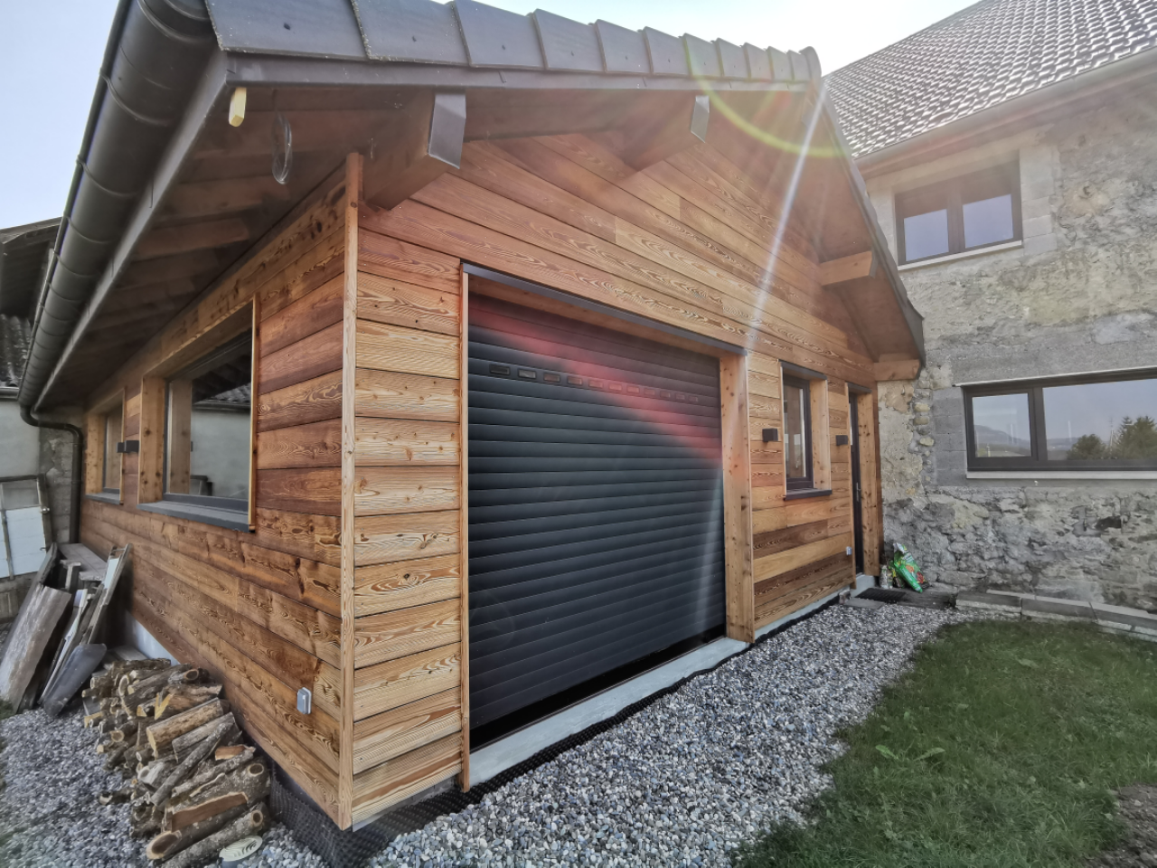 chalet de montagne en mélèze