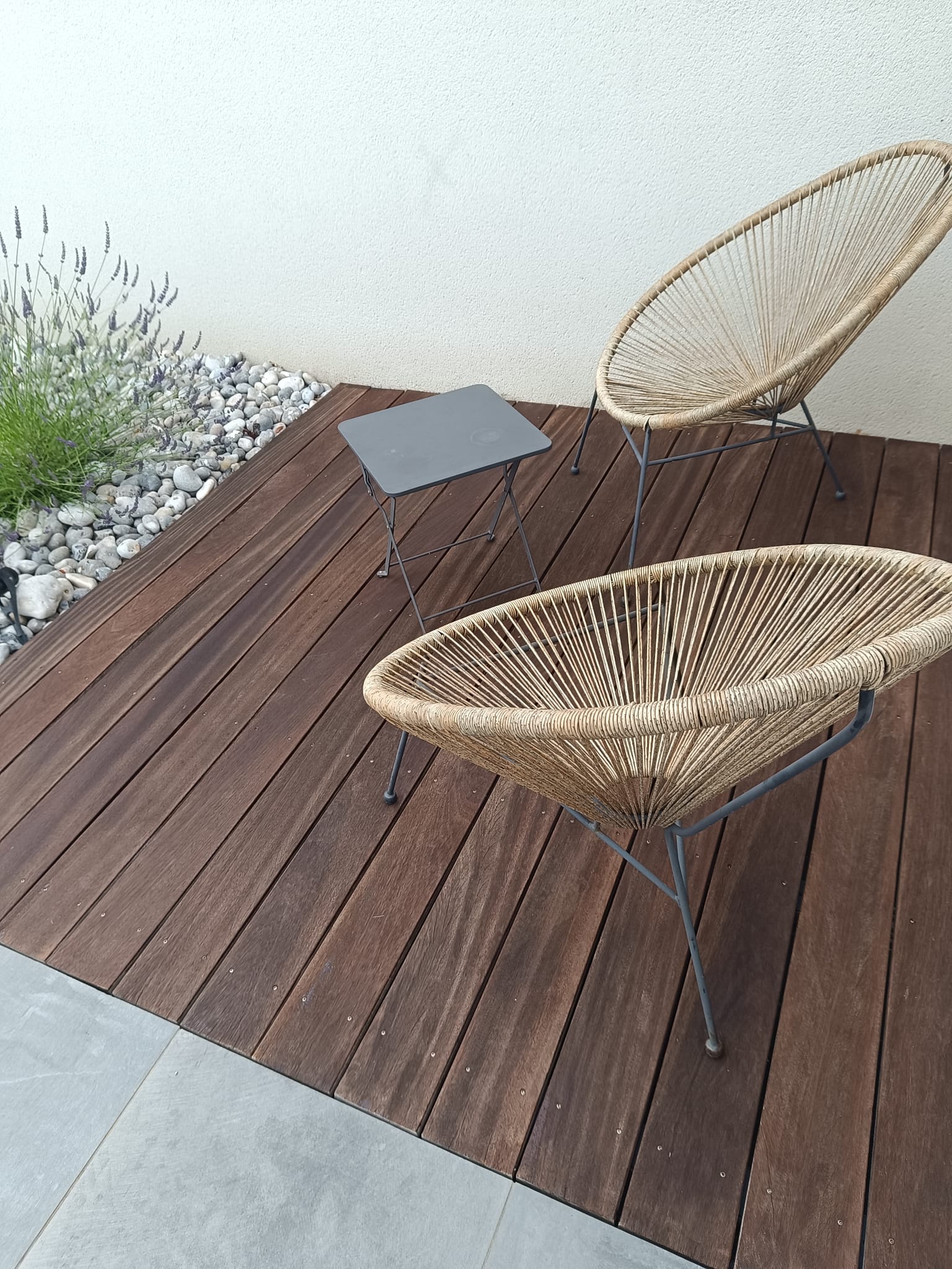 Terrasse en tatajuba rénovée - Après